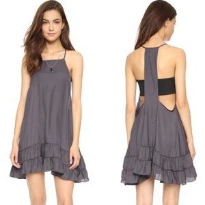 Free People Sensual Raven Slip Dress